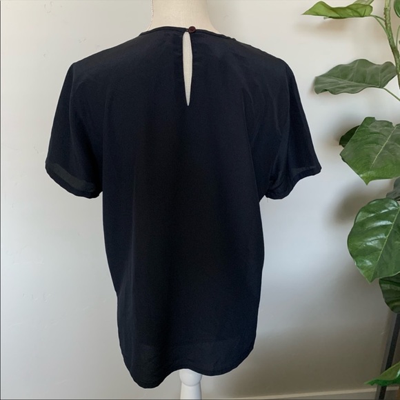 Rena Rowan for Saville Dark Blue Blouse - Picture 2 of 3